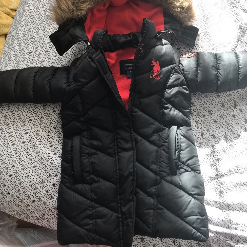 US Polo toddler girl jacket.